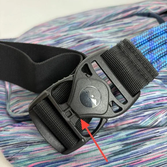 KAVU Rope Sling Bag Retired Ikat Stripe Crossbody Backpack Multicolor - Picture 5 of 8